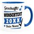 Tasse mit Name personalisiert Geschafft! eigener Text Geschenk Abschluss Prüfung Studium Ausbildung SpecialMe®preview