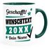 Tasse mit Name personalisiert Geschafft! eigener Text Geschenk Abschluss Prüfung Studium Ausbildung SpecialMe®preview