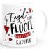 Tasse mit Name und Spruch Engel ohne Flügel heißen Wunschname personalisierter Kaffee-Becher persönliche Geschenke SpecialMe®preview