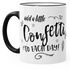 Tasse mit Spruch add a little confetti to each day Konfetti MoonWorks®preview