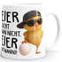 Tasse mit Spruch Eier sucht man nicht Eier hat man - Männer Statement - Bürotasse lustige Kaffeebecher - Keramik MoonWorks®preview