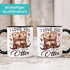 Tasse mit Spruch Ich liebe Dich mit Namen personalisiert Otter Pärchen Herz Liebes-Geschenk SpecialMe®preview