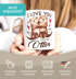 Tasse mit Spruch Ich liebe Dich mit Namen personalisiert Otter Pärchen Herz Liebes-Geschenk SpecialMe®preview
