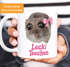 Tasse mit Spruch Lecki Käffchen Sad Hamster Meme - Geschenkidee Kaffeeliebhaber Bürotasse lustige Kaffeebecher - Keramik MoonWorks®preview