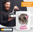 Tasse mit Spruch Lecki Käffchen Sad Hamster Meme - Geschenkidee Kaffeeliebhaber Bürotasse lustige Kaffeebecher - Keramik MoonWorks®preview