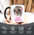 Tasse mit Spruch Lecki Käffchen Sad Hamster Meme - Geschenkidee Kaffeeliebhaber Bürotasse lustige Kaffeebecher - Keramik MoonWorks®preview