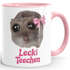 Tasse mit Spruch Lecki Käffchen Sad Hamster Meme - Geschenkidee Kaffeeliebhaber Bürotasse lustige Kaffeebecher - Keramik MoonWorks®preview
