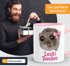 Tasse mit Spruch Lecki Käffchen Sad Hamster Meme - Geschenkidee Kaffeeliebhaber Bürotasse lustige Kaffeebecher - Keramik MoonWorks®preview