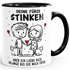 Tasse mit Spruch Lustig Valentinstag Jahrestag Deine Fürze stinken Liebes-Geschenk Mann Frau SpecialMe®preview