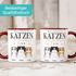 Tasse mit Spruch Weltbeste Katzenmama bis zu 3 Katzen mit Namen anpassbar Geschenk für Katzenmutti Muttertag SpecialMe®preview
