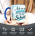 Tasse Möwe Spruch - Ach wie gut dass niemand weiss - Bürotasse lustige Kaffeebecher fürs Home Office - Geschenkidee Kollegen Keramik MoonWorks®preview