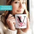 Tasse Monogramm Buchstabe {style_variation_string} Alphabet Initiale Geschenkidee Frau Freundin Kollegin Mama Oma SpecialMe®preview