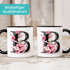 Tasse Monogramm Buchstabe {styleVariationName} Alphabet Initiale Geschenkidee Frau Freundin Kollegin Mama Oma SpecialMe®preview