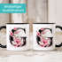 Tasse Monogramm Buchstabe {styleVariationName} Alphabet Initiale Geschenkidee Frau Freundin Kollegin Mama Oma SpecialMe®preview