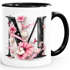 Tasse Monogramm Buchstabe {styleVariationName} Alphabet Initiale Geschenkidee Frau Freundin Kollegin Mama Oma SpecialMe®preview