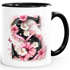 Tasse Monogramm Buchstabe {styleVariationName} Alphabet Initiale Geschenkidee Frau Freundin Kollegin Mama Oma SpecialMe®preview