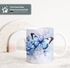 Tasse Motiv Totenkopf Schmetterling Blumen Blüten Aquarell Illustration Watercolor Geschenktasse MoonWorks®preview
