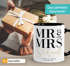 Tasse Mr und Mrs Hochzeit Hochzeitstag Jahrestag Geschenk für Brautpaar personalisiert Wunschnamen Paargeschenk SpecialMe®preview