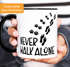 Tasse Never walk alone Hund Pfoten Hundepfoten Pfotenabdrücke Hundebesitzer Kaffeetasse Teetasse Keramiktasse MoonWorks®preview