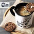 Tasse Never walk alone Hund Pfoten Hundepfoten Pfotenabdrücke Hundebesitzer Kaffeetasse Teetasse Keramiktasse MoonWorks®preview