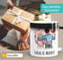 Tasse Paar personalisiert mit Namen Liebe Geschenk Partner Weihnachten Geburtstag Jahrestag Valentinstag SpecialMe®preview