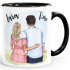 Tasse Paar personalisiert selbst gestalten mit Namen Geschenk Liebe Valentinstag Jahrestag Mann Frau SpecialMe®preview