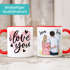 Tasse Paar personalisiert selbst gestalten mit Namen Geschenk Liebe Valentinstag Jahrestag Mann Frau SpecialMe®preview