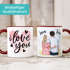 Tasse Paar personalisiert selbst gestalten mit Namen Geschenk Liebe Valentinstag Jahrestag Mann Frau SpecialMe®preview