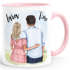 Tasse Paar personalisiert selbst gestalten mit Namen Geschenk Liebe Valentinstag Jahrestag Mann Frau SpecialMe®preview