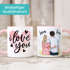 Tasse Paar personalisiert selbst gestalten mit Namen Geschenk Liebe Valentinstag Jahrestag Mann Frau SpecialMe®preview