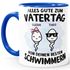 Tasse Papa Alles Gute zum Vatertag deine besten Schwimmer personalisiert mit 1 2 3 4 Kinder Namen Moonworks®preview