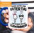 Tasse Papa Alles Gute zum Vatertag deine besten Schwimmer personalisiert mit 1 2 3 4 Kinder Namen Moonworks®preview