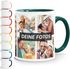 Tasse personalisiert Fotocollage Fototasse 9 Fotos persönliches Foto-Geschenk Kaffeetasse Bild selbst gestaltenSpecialMe®preview