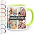 Tasse personalisiert Fotocollage Fototasse 9 Fotos persönliches Foto-Geschenk Kaffeetasse Bild selbst gestaltenSpecialMe®preview