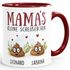 Tasse personalisiert Mama's kleine Scheißerchen anpassbare Namen Kackhaufen Geschenk für Mama MoonWorks®preview