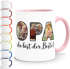 Tasse personalisiert mit 3 Fotos Fotocollage Geschenke für Opa du bist der Beste SpecialMe®preview