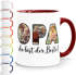 Tasse personalisiert mit 3 Fotos Fotocollage Geschenke für Opa du bist der Beste SpecialMe®preview