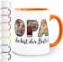 Tasse personalisiert mit 3 Fotos Fotocollage Geschenke für Opa du bist der Beste SpecialMe®preview