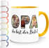 Tasse personalisiert mit 3 Fotos Fotocollage Geschenke für Opa du bist der Beste SpecialMe®preview