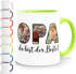 Tasse personalisiert mit 3 Fotos Fotocollage Geschenke für Opa du bist der Beste SpecialMe®preview