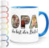 Tasse personalisiert mit 3 Fotos Fotocollage Geschenke für Opa du bist der Beste SpecialMe®preview