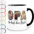 Tasse personalisiert mit 3 Fotos Fotocollage Geschenke für Opa du bist der Beste SpecialMe®preview