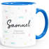 Tasse Personalisiert mit Name Datum Geschenk {style_variation_string} Kreuz Fisch Design Keramik 325ml SpecialMe®preview