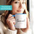 Tasse Personalisiert mit Name Datum Geschenk {style_variation_string} Kreuz Fisch Design Keramik 325ml SpecialMe®preview