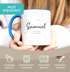 Tasse Personalisiert mit Name Datum Geschenk {style_variation_string} Kreuz Fisch Design Keramik 325ml SpecialMe®preview