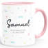 Tasse Personalisiert mit Name Datum Geschenk {style_variation_string} Kreuz Fisch Design Keramik 325ml SpecialMe®preview