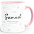 Tasse Personalisiert mit Name Datum Geschenk {style_variation_string} Kreuz Fisch Design Keramik 325ml SpecialMe®preview