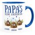 Tasse personalisiert Papa's kleine Scheißerchen bis zu 4 anpassbare Namen Kackhaufen Geschenk Vatertag MoonWorks®preview
