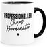 Tasse personalisiert Spruch Professionelle Chaos Koordinatorin Geschenkidee Chef Chefin Teamleiter Assistentin lustige Bürotasse MoonWorks®preview