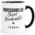 Tasse personalisiert Spruch Professionelle Chaos Koordinatorin Geschenkidee Chef Chefin Teamleiter Assistentin lustige Bürotasse MoonWorks®preview